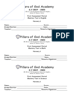 Pillars of God Academy: BLK 58 Lot 7-10 Georgetown Executive Heights, Molino IV, Bacoor, Cavite