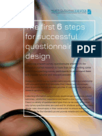 6 Steps of Questionnaire Design 22