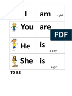 I Am You Are He Is She Is: To Be