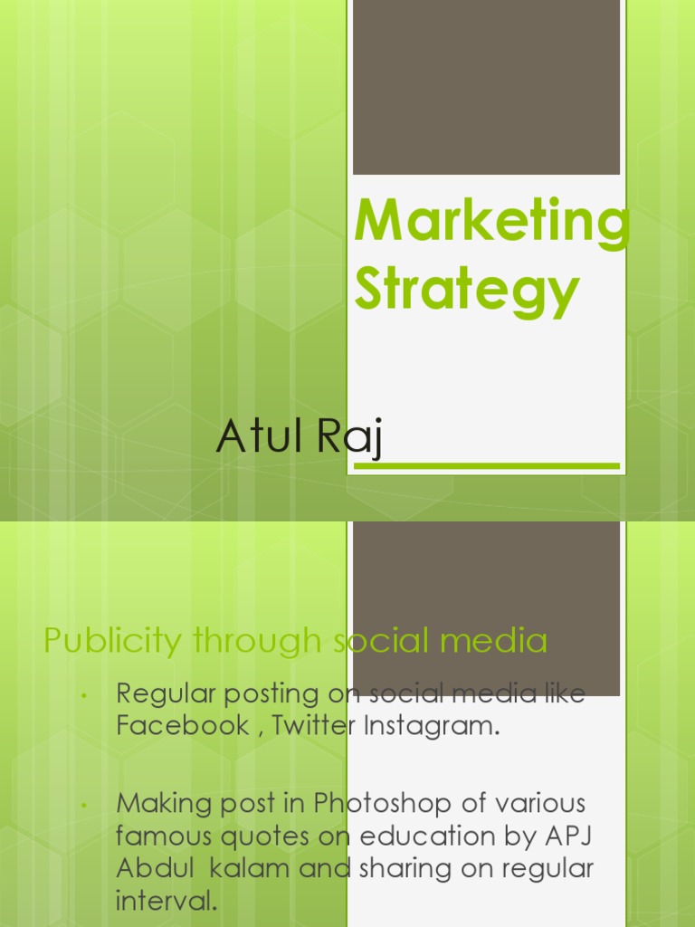 MARKETING STRATEGY ARCHIVES intelligence overview