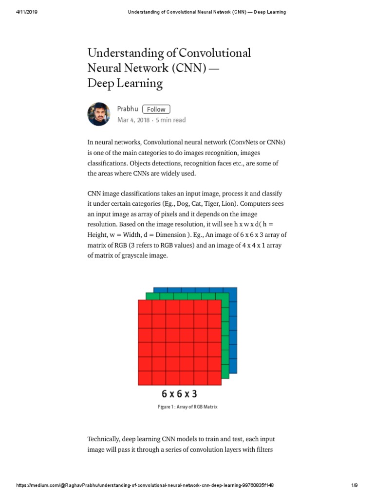 Understanding Convolutional Neural Networks | PDF | Artificial Neural ...