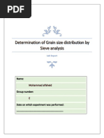 Sieve Analysis