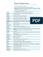 Board of Studies Verbs