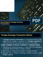 Accounting For Foreign Currency Transactions