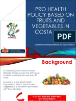 DR CECILIA GAMBOA, COSTA RICA - Final Pro Health Policy Based On Fruits and Vegetables