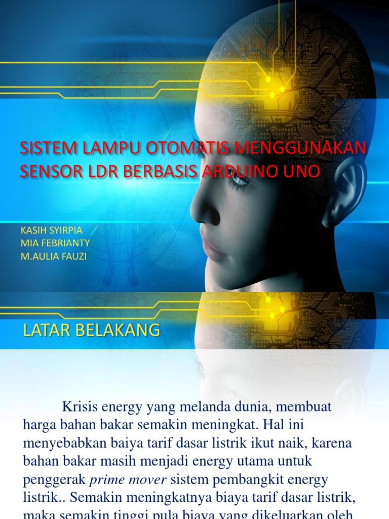 Sistem Lampu Otomatis Menggunakan Sensor LDR Berbasis Arduino | PDF