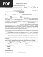 Deed of Donation Template - 3