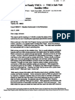 2006 July 21 Letter To Judge Johnson - Safe Visit