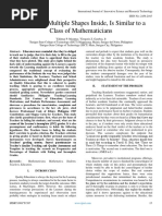 A Box With Multiple Shapes Inside, Is Similar To A Class of Mathematicians