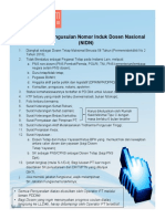 Persyaratan Usulan Dosen PDF