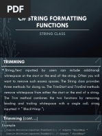 String Functions in C#