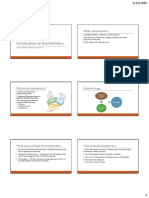 01 - Introduction To Biochemistry PDF