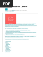 Sap BW Business Content: Linkedinfacebook Emailshare