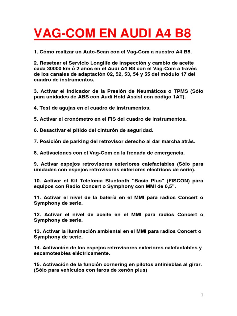 en Audi A4 B8 PDF Poco Byte