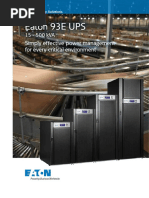 Eaton 93E UPS: Simply Effective Power Management For Every Critical Environment