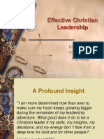 Effective Christian Leadership