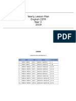 YEARLY PLAN CEFR YEAR 3