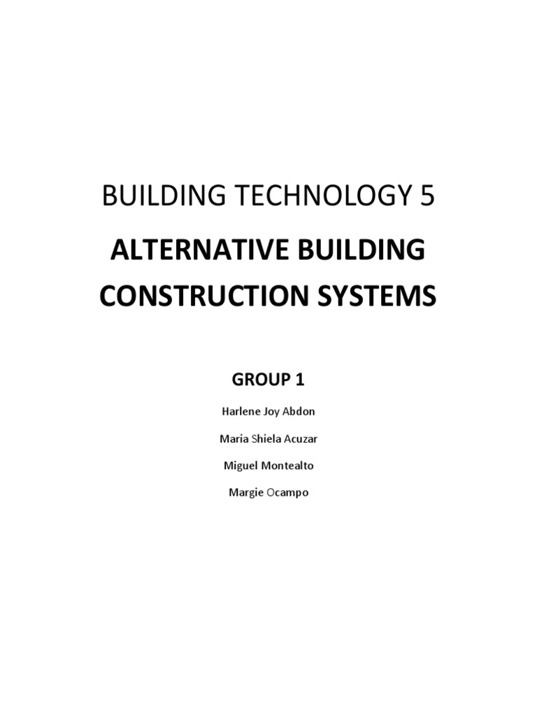 BUILDING TECHNOLOGY 5 Hard PDF Prestressed Concrete Precast Concrete