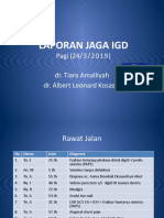 Laporan Jaga Pagi Igd 24 Mar 2019