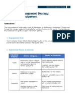 Stakeholder Engagement Strategy: Example Top Assignment: Instructions