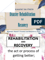 Disaster Rehabilitatafsdvfdas