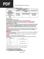 Resumo de Fenômenos de Transportes - UNIVESP
