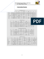 Conversion Factors: Chemical Engineering Principles - First Year Dr. Ahmed Faiq Al-Alawy