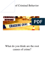 Chapter 3 Theories of Criminal Behavior