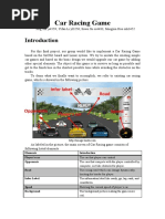 Car Racing Game: Road Infor Label