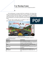 Car Racing Game: Road Infor Label