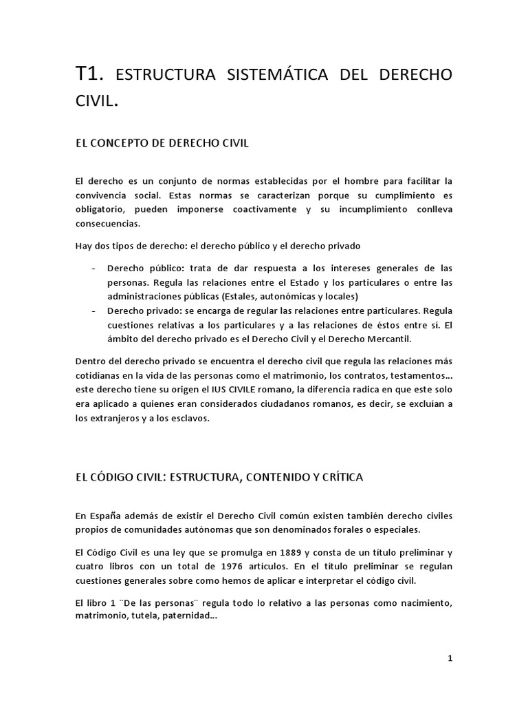 Derecho Civil | PDF | Pagos | Bienes (Ley)