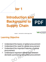 Chapter 1 - Introduction To Global Supply Chain