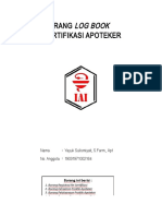 Re-Sertifikasi Apoteker Borang: Log Book