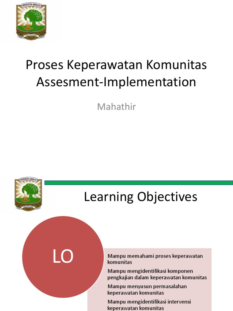Community Health Nursing The Process | PDF | Educational Assessment ...