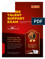 Fiitjee Talent Support Exam: Experience JEE Much Before The Actual JEE 2020