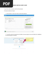 VooV Meeting User Manual & Setup Guide | PDF | Mobile App | Mac Os