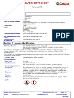 Safety Data Sheet SummaryTITLE Safety Data Sheet Summary for Transaqua HT2