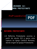 Reforma Protestante - 12 Unidade. História. IPB.