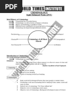 Criminology: Sajid Mehmood Watto (JWT)