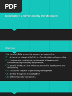 Socialization and Personality Development