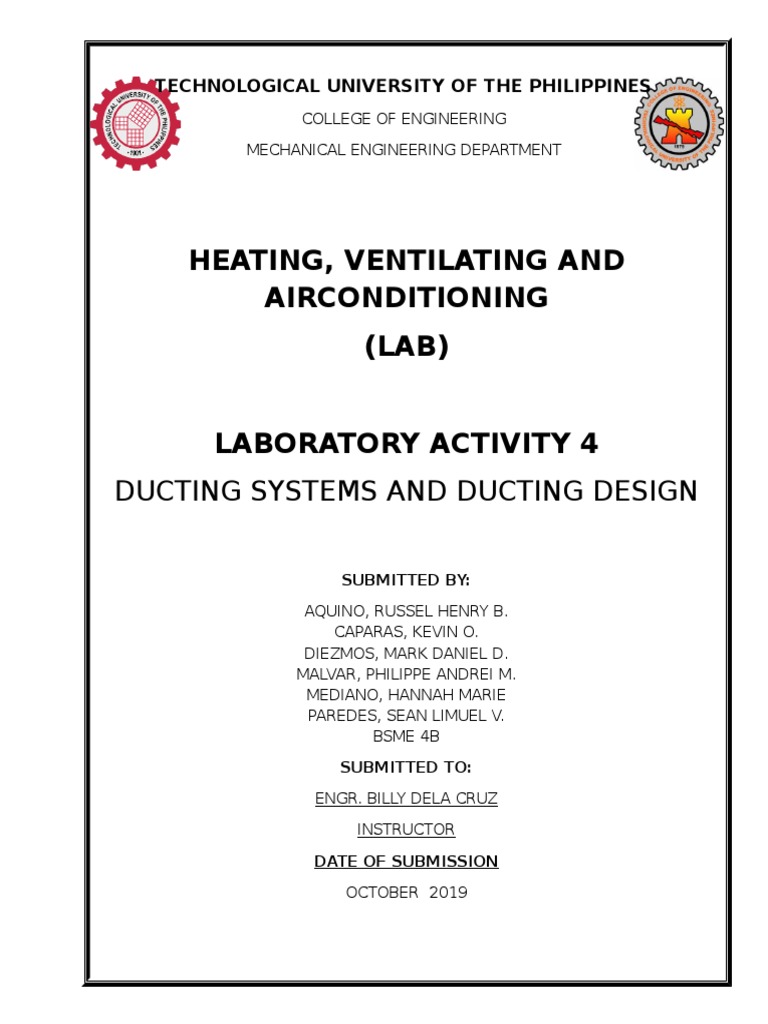 Hvac Ducting Systems PDF Duct (Flow) Pressure