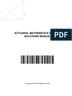 Actuarial Mathematics Bowers Solutions Manual