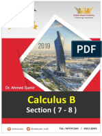 Calculus B Section 7-8 Notes