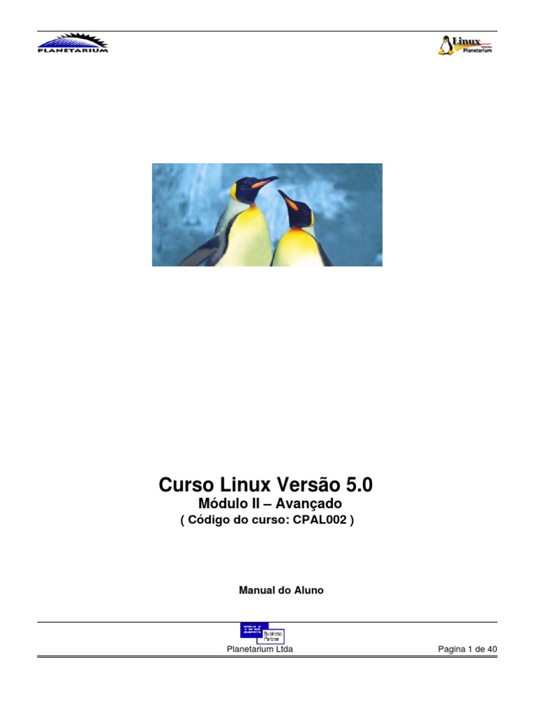 Curso Avançado de Linux 5.0 | PDF | Inicialização (informática) | Redes ...