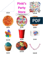 Bellas Party Prices