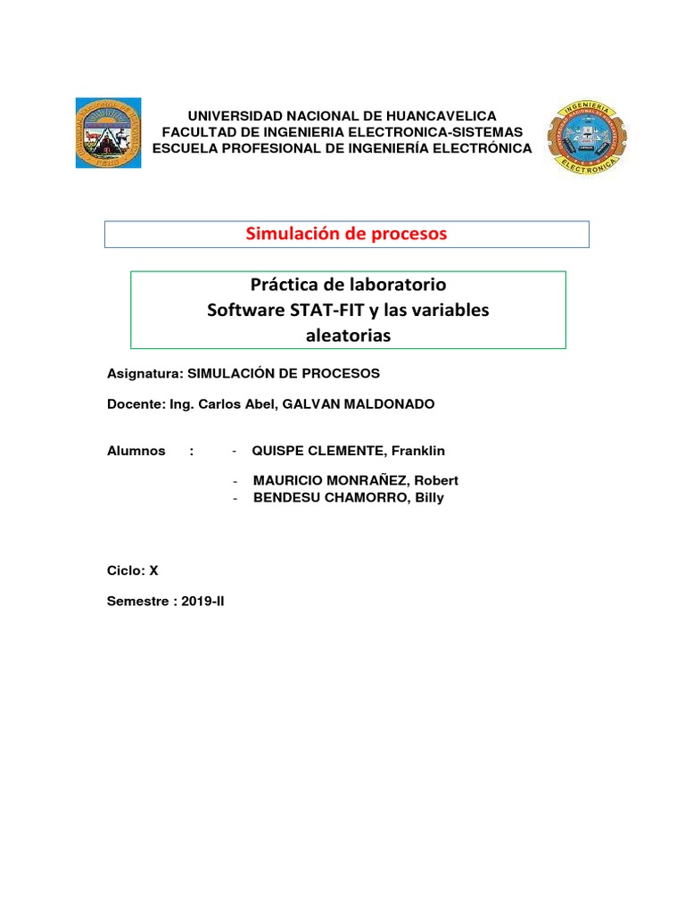 INFORME Software STAT-FIT y Las Variables | PDF | Prueba de hipótesis ...