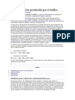 Contaminacion de Vehiculos Motorizados