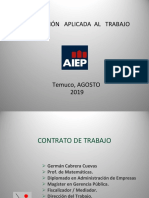 Legislación Aplicada Al Trabajo-Agosto 2019