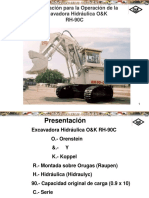 Curso Operacion Excavadora Hidraulica rh90c Terex PDF