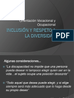 Inclusión y Respeto A La Diversidad